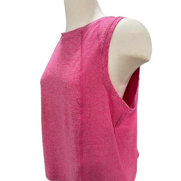 Members Mark Pink Crop Tank Top  XLarge Summer Beach Comfy Stretchy - Picture 5 of 9